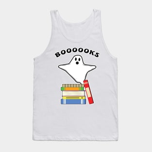 Ghost passionate about books - Funny Tank Top